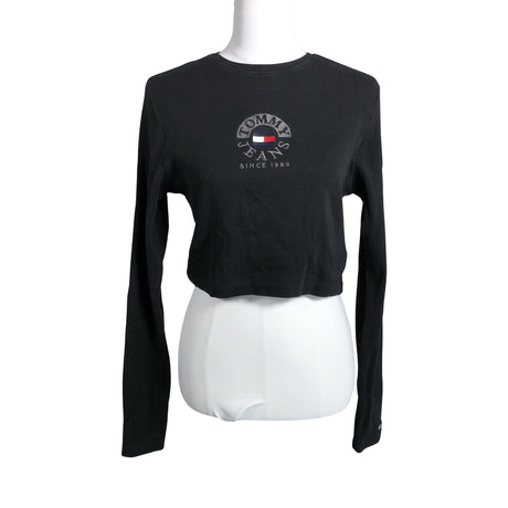 Unisex Tommy Jeans (Tommy Hilfiger) - Tricot shirt, size 38 - Black ()