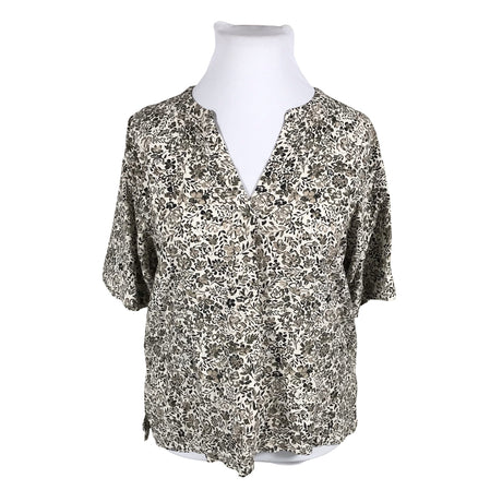 Unisex Part two - Short-sleeved blouse, size 46 - Beige ()