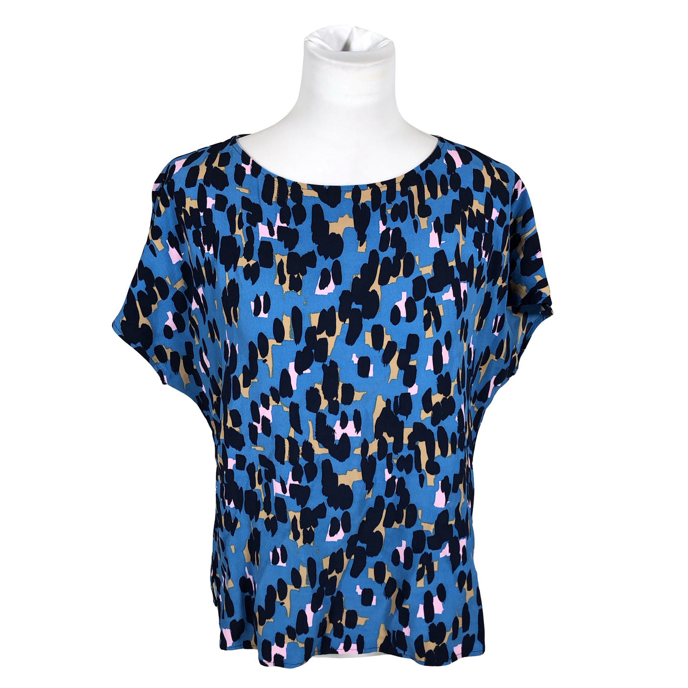 Unisex Marimekko - Short-sleeved blouse, size 38 - Blue (1)