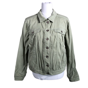Unisex Cream - Denim jacket, size 40 - Green (1)