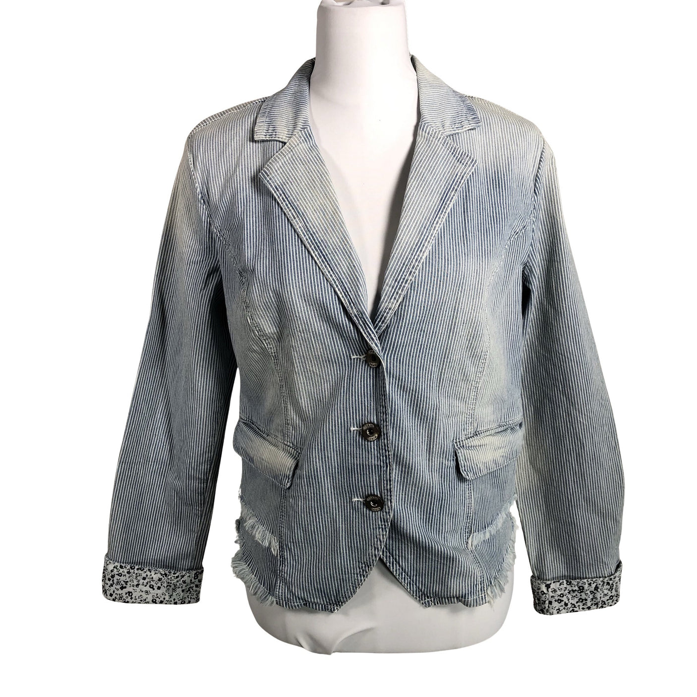 Unisex Cream - Jacket, size 40 - Light blue (1)
