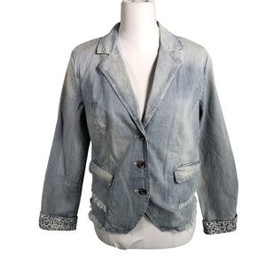 Unisex Cream - Jacket, size 40 - Light blue (1)