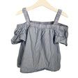 Unisex Polarn O. Pyret - Short-sleeved blouse, size 116 - 122 - Light blue ()