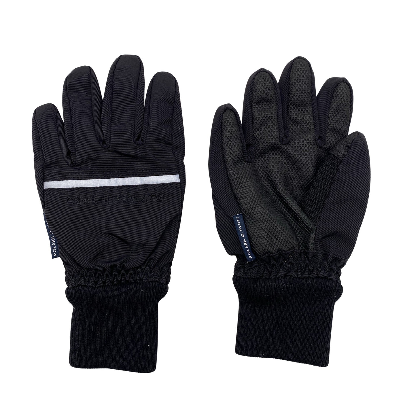 Unisex Polarn O. Pyret - Sprint/Fall gloves, size 5 - 8 vuotta - Black (1)