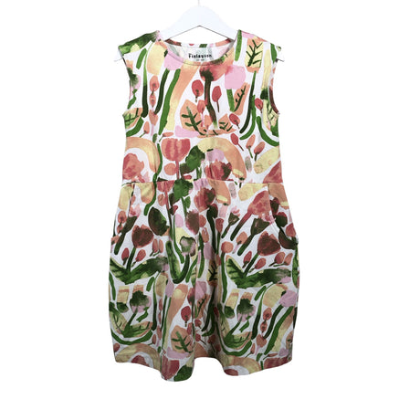 Unisex Finlayson - Tricot dress, size 122 - 128 - White ()