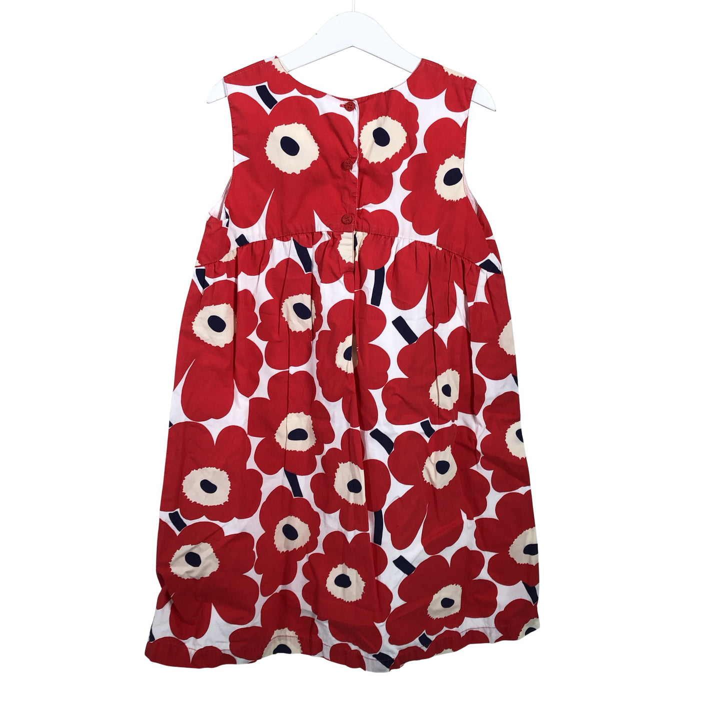 Unisex Marimekko - Dress, size 122 - 128 - Red (2)