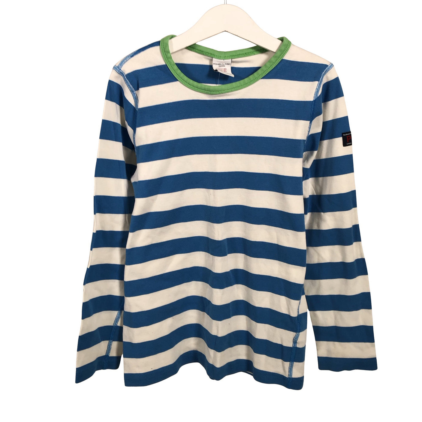 Unisex Polarn O. Pyret - Tricot shirt, size 134 - 140 - Blue (1)