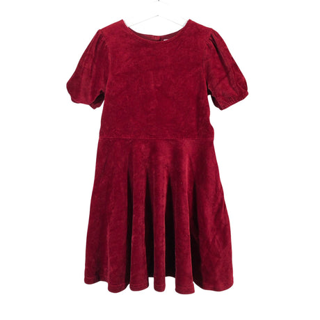 Unisex Polarn O. Pyret - Party dress, size 128 - 134 - Wine red ()