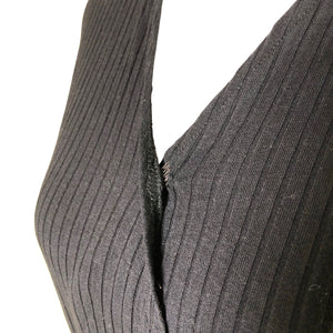 Unisex MSCH Copenhagen - Tricot dress, size 36 - Black (2)