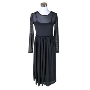Unisex Edited - Schiffon dress, size 38 - Black (1)