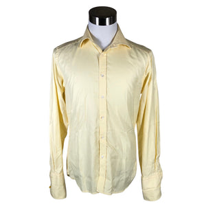 Unisex Stenströms - Collared shirt, size L - Yellow (1)