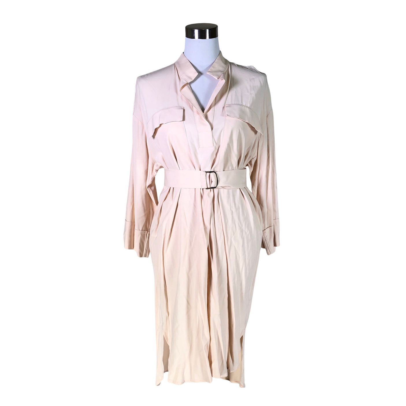 Unisex Voglia - Schiffon dress, size 38 - Beige (1)