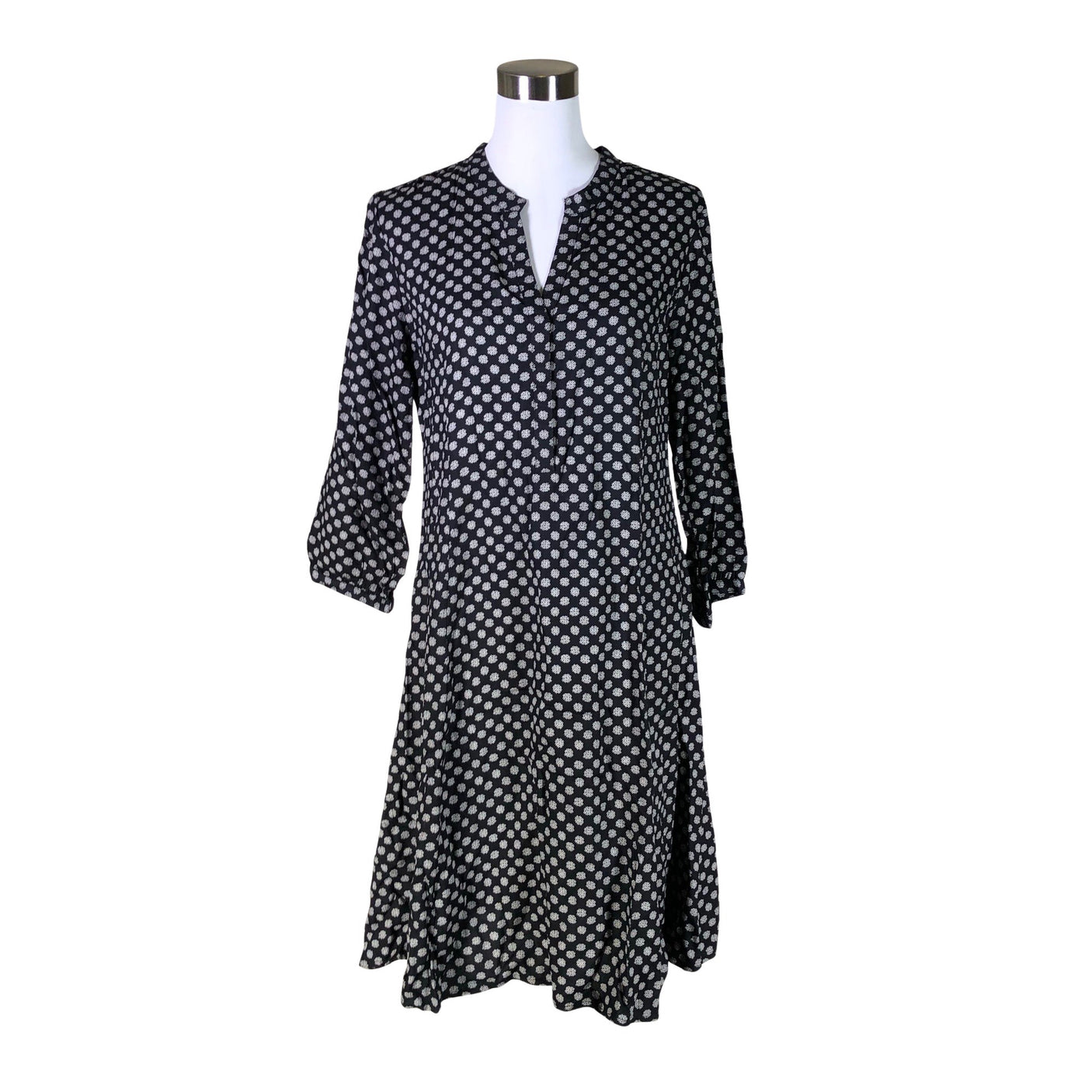 Unisex Part two - Schiffon dress, size 40 - Black (1)