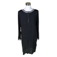 Unisex Rue de Femme - Schiffon dress, size 38 - Black ()