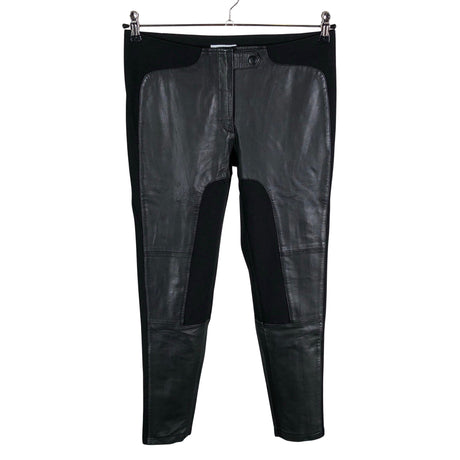 Unisex Moschino Cheap and Chic - Leather pants, size 38 - Black ()