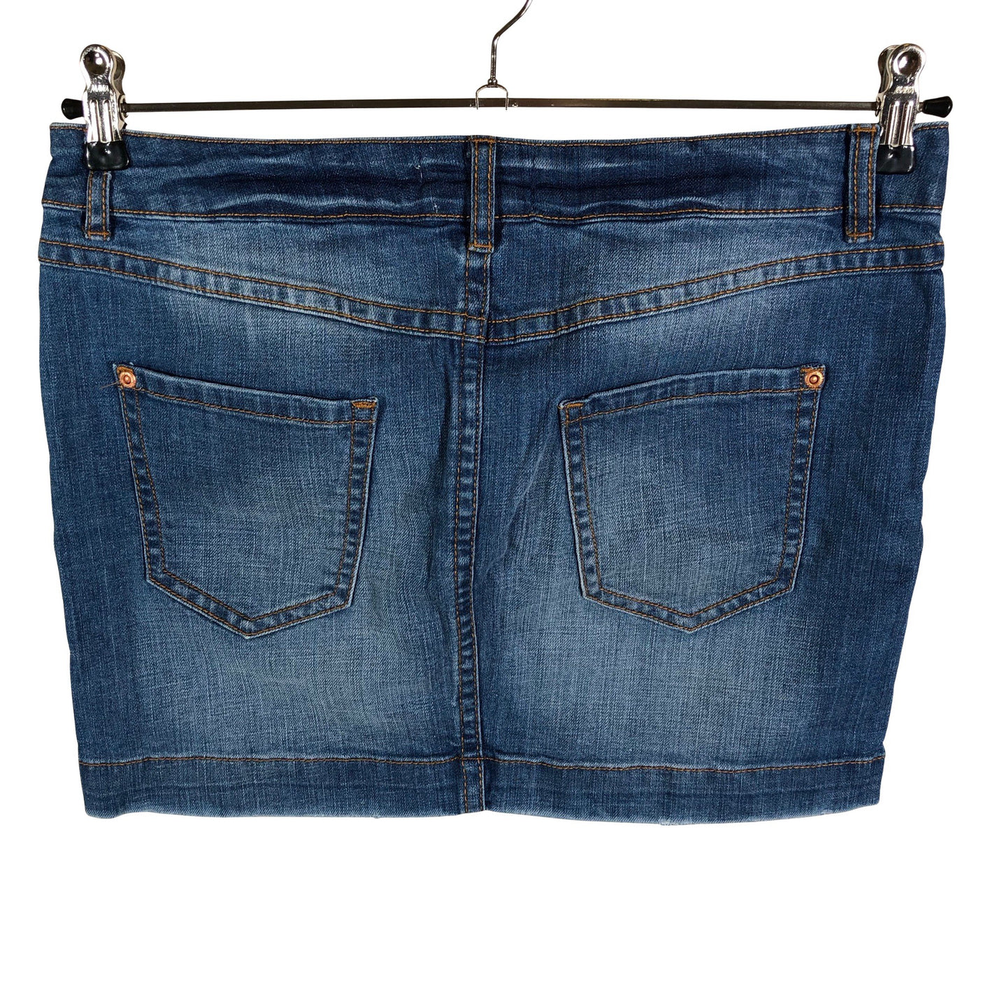 Unisex Lindex - Denim skirt, size 38 - Blue (2)