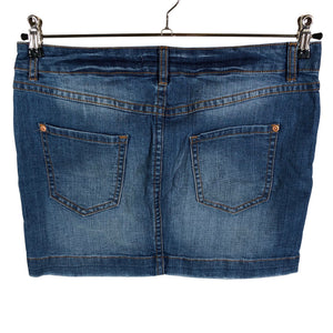 Unisex Lindex - Denim skirt, size 38 - Blue (2)