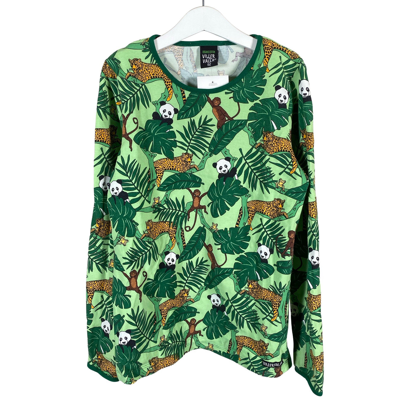 Unisex Villervalla - Tricot shirt, size 146 - 152 - Green (1)