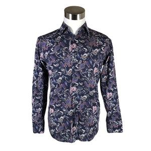 Unisex Eton - Collared shirt, size M - Blue (1)