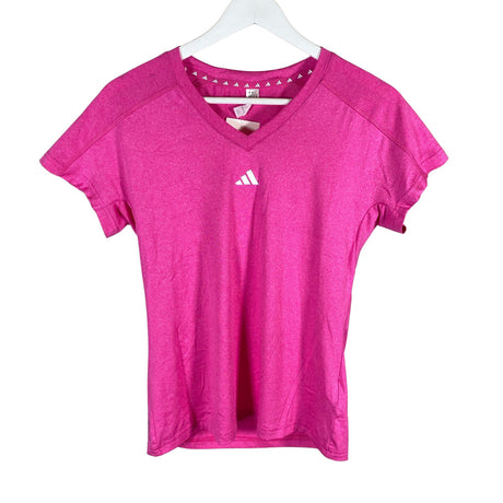 Unisex Adidas - Sports shirt, short sleeve, size 34 - Pink ()