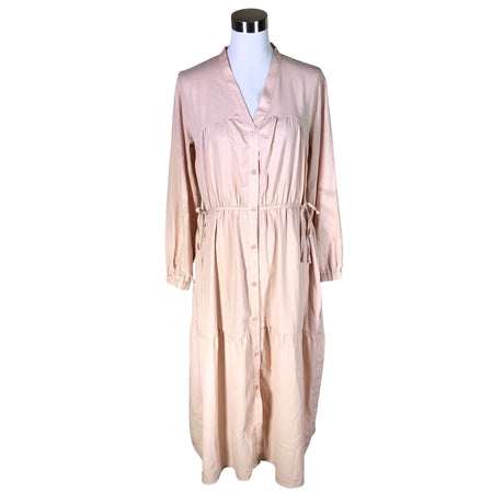 Unisex Makia - Schiffon dress, size 36 - Light pink ()