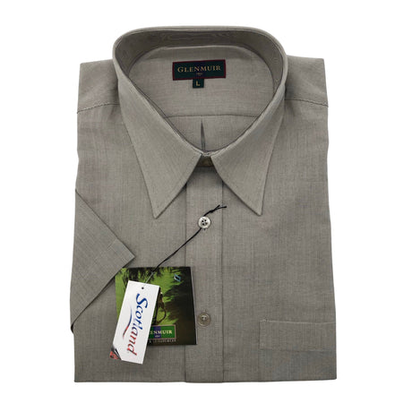 Unisex Glenmuir - Collared shirt, size L - Gray ()