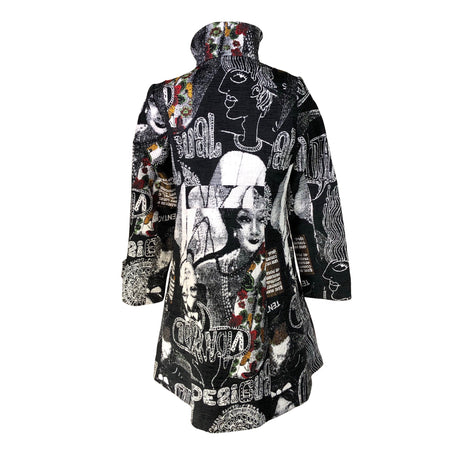 Unisex Desigual - Trench coat, size 40 - Black (2)