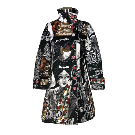 Unisex Desigual - Trench coat, size 40 - Black ()