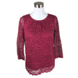 Unisex Global - Blouse, size 36 - Wine red ()