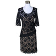 Unisex Joseph Ribkoff - Party dress, size 36 - Black ()