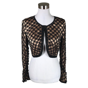 Unisex Luxe Collection - Evening bolero jacket, size 38 - Black (1)