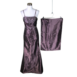 Unisex Handmade - Evening dress, size 34 - Violet (1)