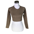 Unisex Aim'n - Sports shirt, long sleeve, size 40 - Brown ()