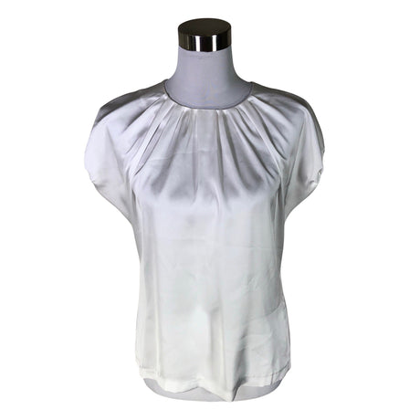 Unisex Ril's - Short-sleeved blouse, size 38 - White ()