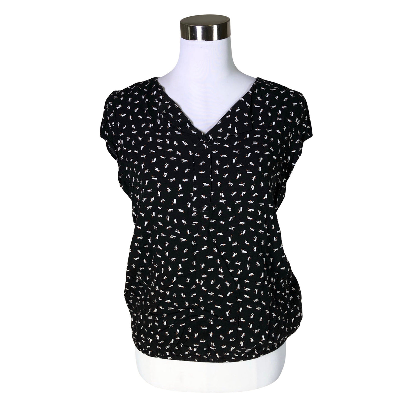 Unisex Tom Tailor - Top, size 38 - Black (1)