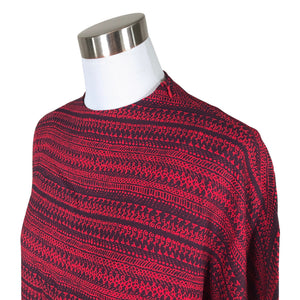 Unisex Marimekko - Schiffon tunic, size 36 - Wine red (3)