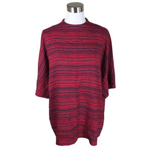 Unisex Marimekko - Schiffon tunic, size 36 - Wine red (1)