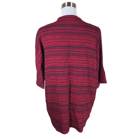 Unisex Marimekko - Schiffon tunic, size 36 - Wine red (2)