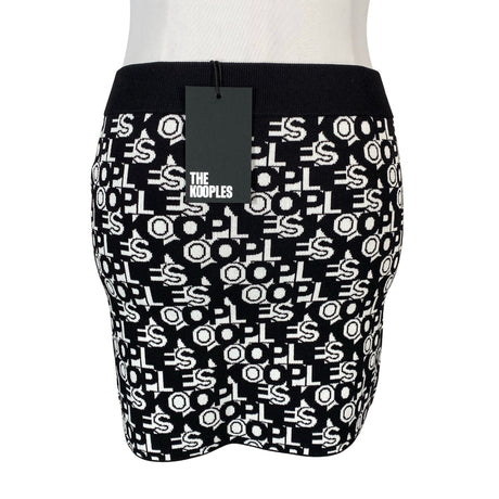 Unisex The Kooples - Knit skirt, size 36 - Black (2)