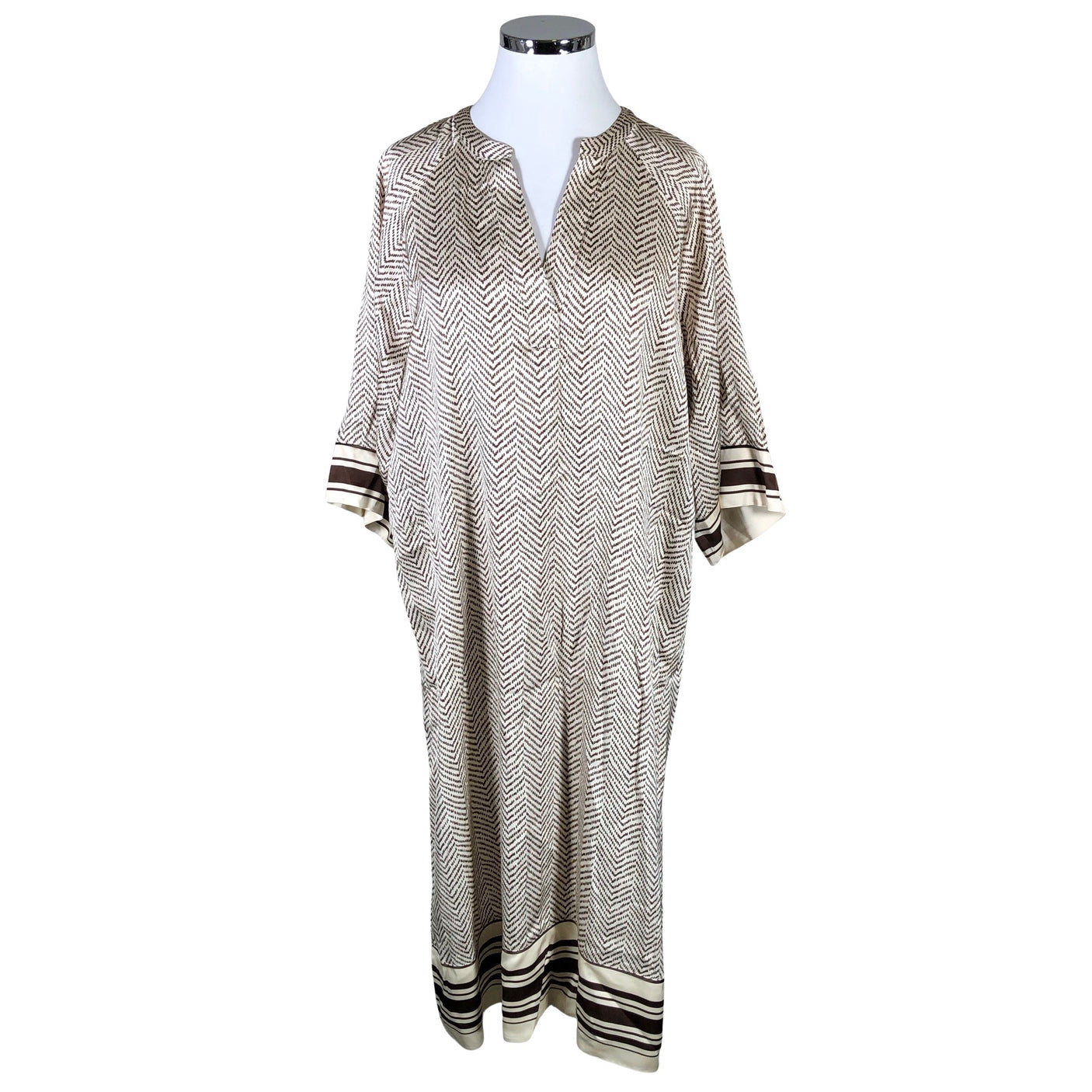 Unisex Part two - Maxi dress, size 44 - Beige (1)
