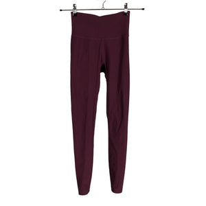Unisex Same Goal - Sports tights, size 34 - Wine red (1)