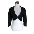 Karen Millen - Knit bolero jacket, size 36 - Black