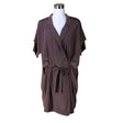 Unisex LIFEwithBIRD - Schiffon dress, size 38 - Brown ()