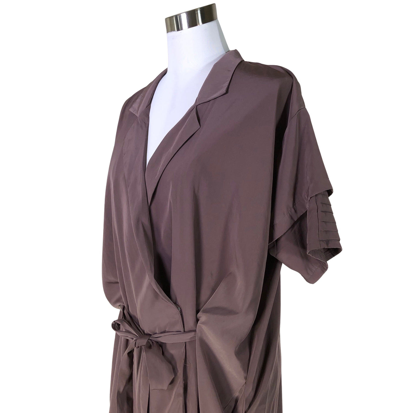 Unisex LIFEwithBIRD - Schiffon dress, size 38 - Brown (3)