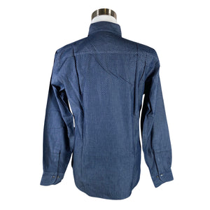 Unisex Du4 - Collared shirt, size L - Blue (2)