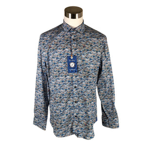 Unisex A Fish Named Fred - Collared shirt, size XL - Blue (1)