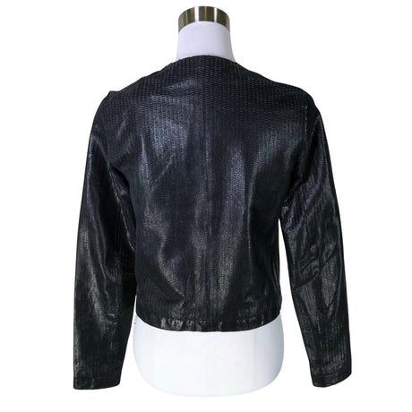 Unisex CKN - Leather jacket, size 36 - Black (2)