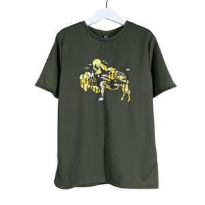 Unisex Helly Hansen - Sports shirt, short sleeve, size 134 - 140 - Green (1)