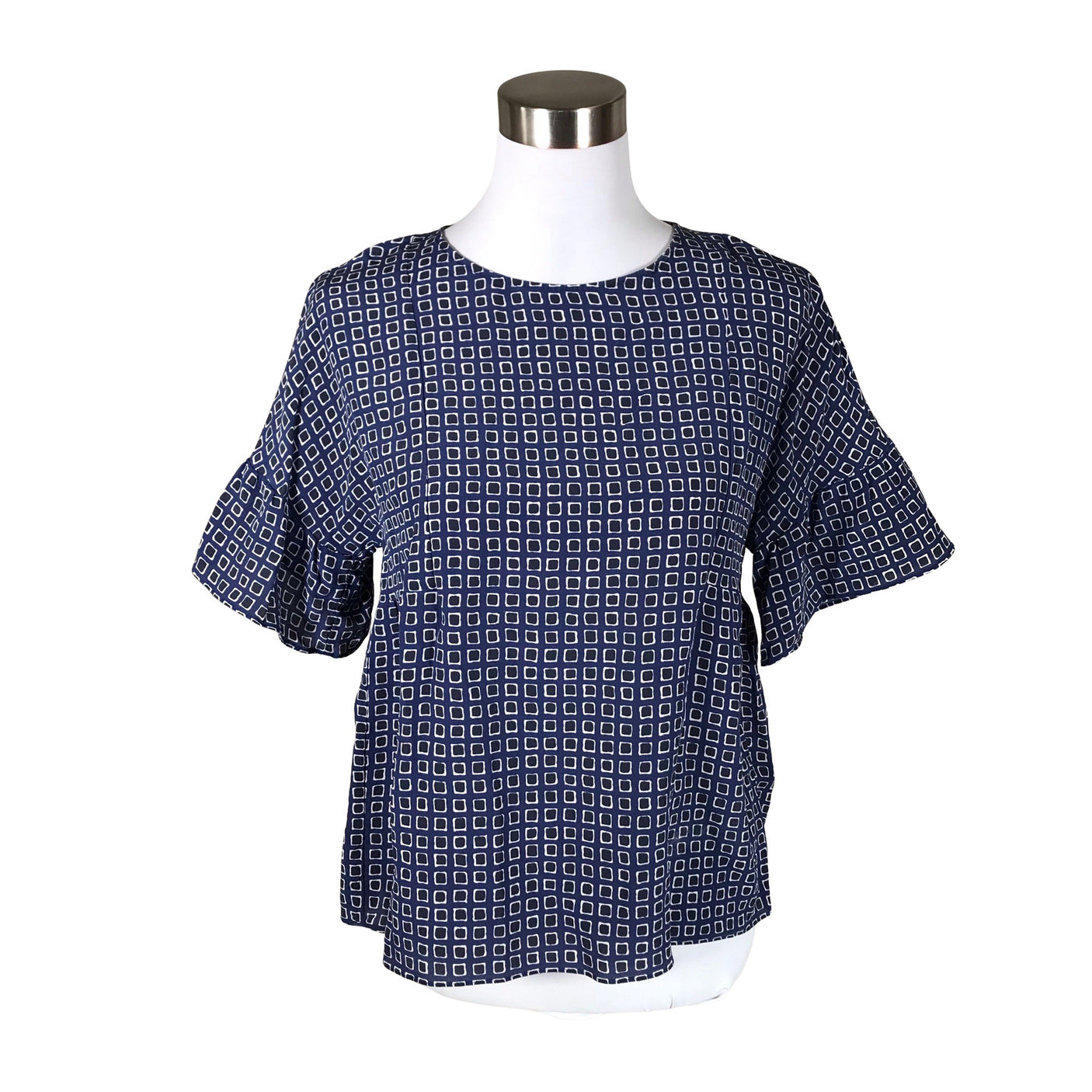 Unisex Weekend by MaxMara - Short-sleeved blouse, size 36 - Blue (1)