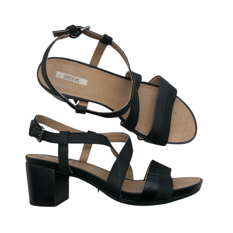 Unisex Geox - Heeled sandals, size 37 - Black ()